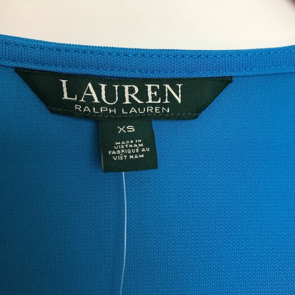 LaurenRalphLauren Cyan Stretch Jersey Dolman Dress - Picture 7 of 11